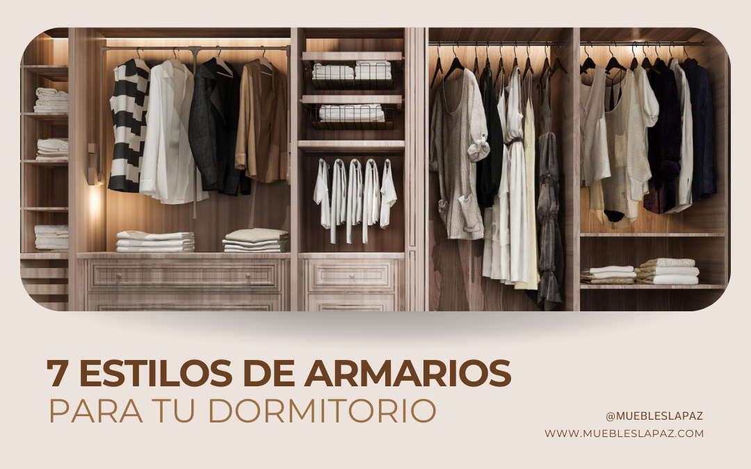 ¿Qué estilo de armario va mejor con tu dormitorio? Ideas funcionales y con estilo