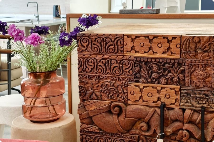 mueble auxiliar de diseño para recibidor